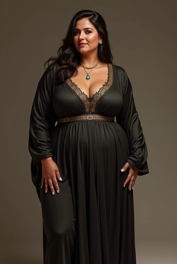 Fit curvaceous 50 year old black milf wearing edgTemptation toga, masterpiece analog photograph,