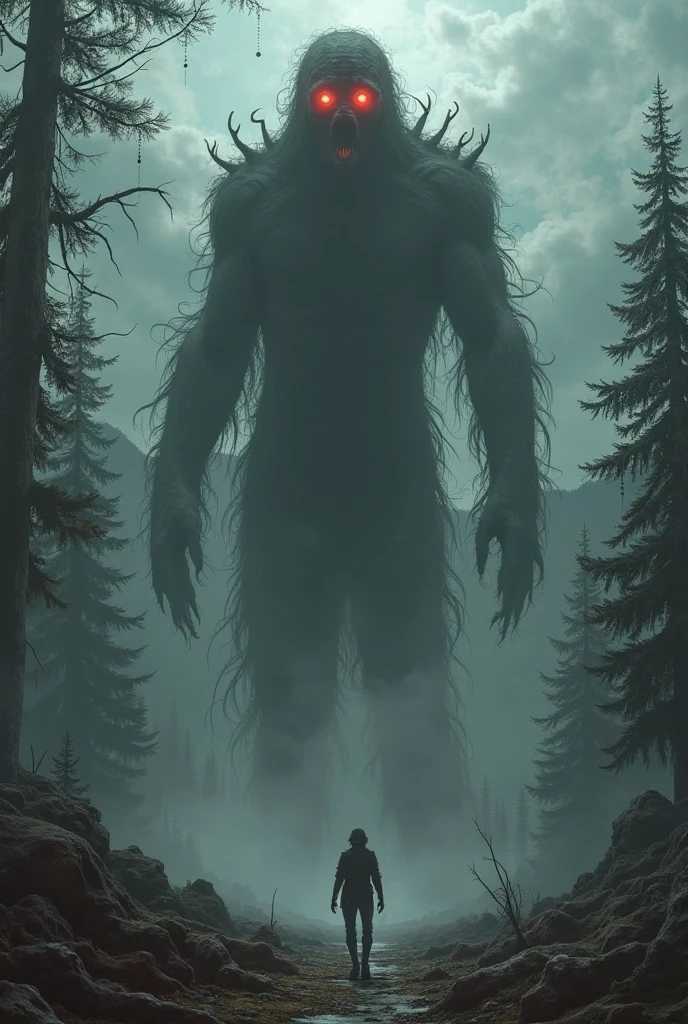 Anxiety and depression in the form of a monster