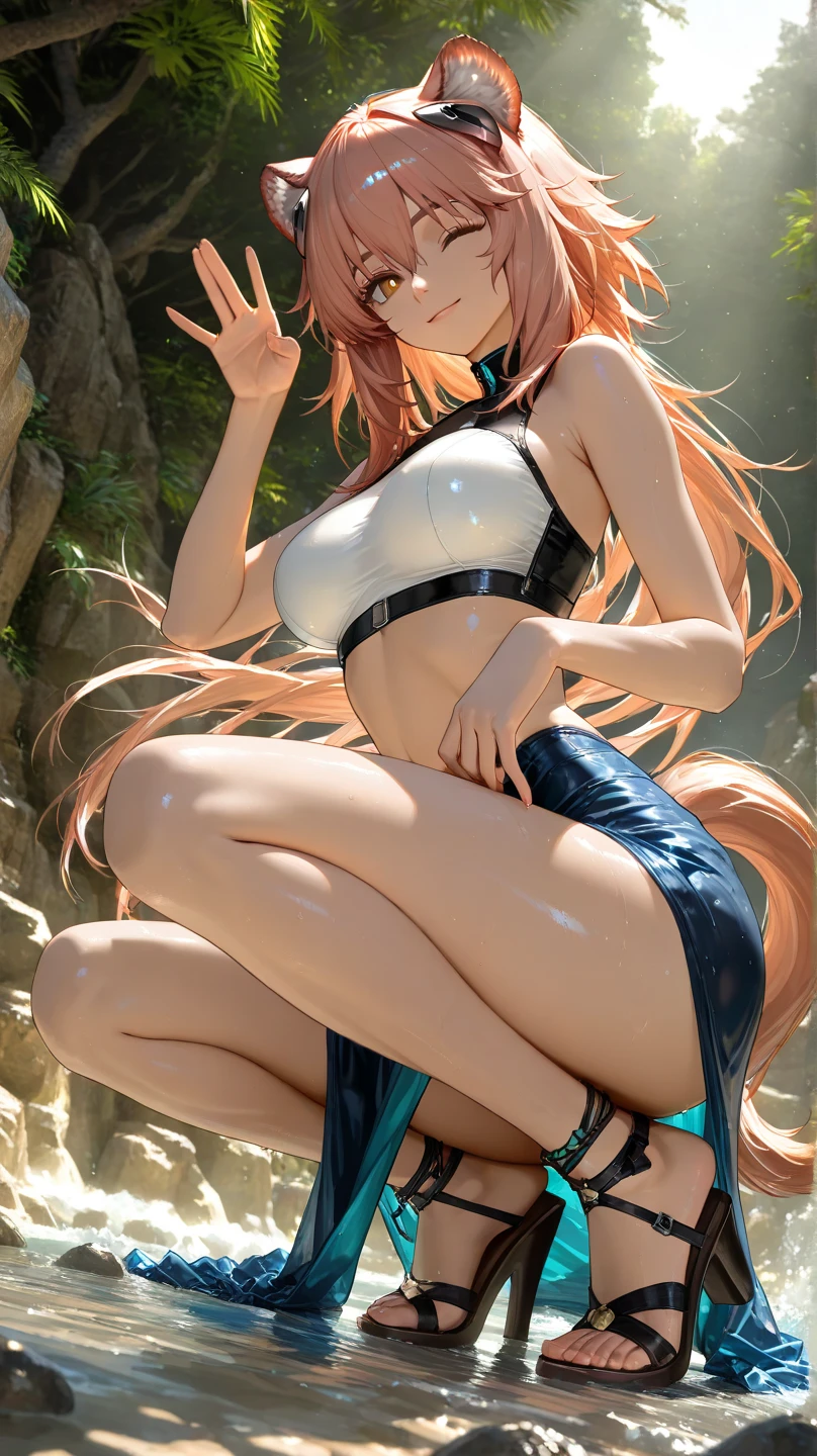 (masterpiece, best quality, high resolution), (((anime screen cap:1.20))), (anatomically correct:1.2),1girl, solo , (silence suzuka \(umamusume\)), (long hair:1.2), (animal ears, horse girl), (((slingshot swimsuit:1.50))), ((((((flat chests:1.50)))))), ((puffy nipples:1.5)), (((large ??????:1.5))), (slim body:1.10) , cute smile, happy, (blush:1.3), (dynamic angle:1.5), (dynamic pose:1.5), (beach:1.5), (full body),