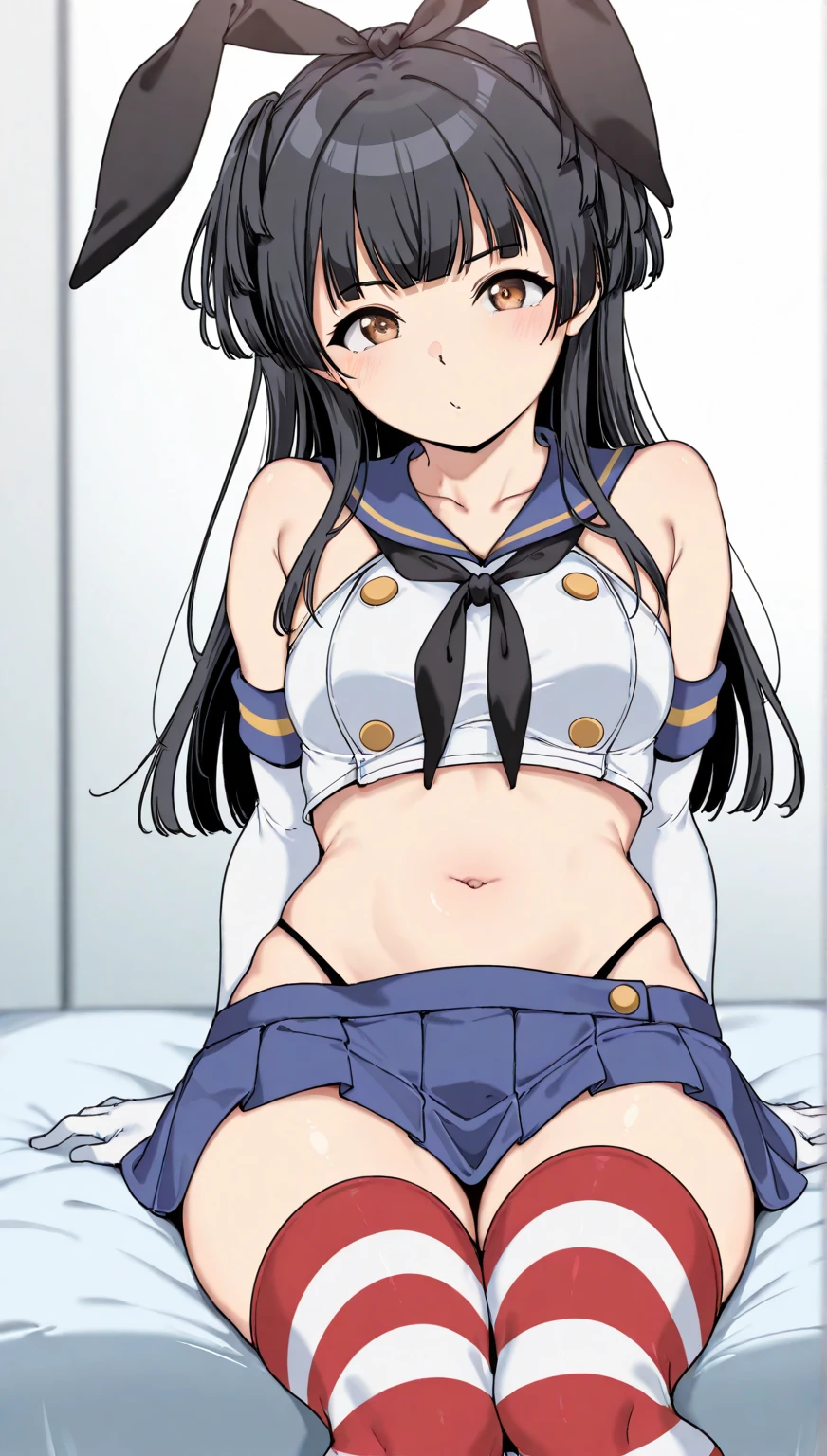 1girl, nyori,masterpiece, best quality,score_9, score_8_up, score_7_up, source_anime, bikini, masterpiece, best quality,