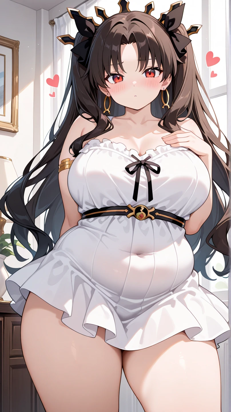 Pregnant woman, pregnant belly, multiple births, big breasts