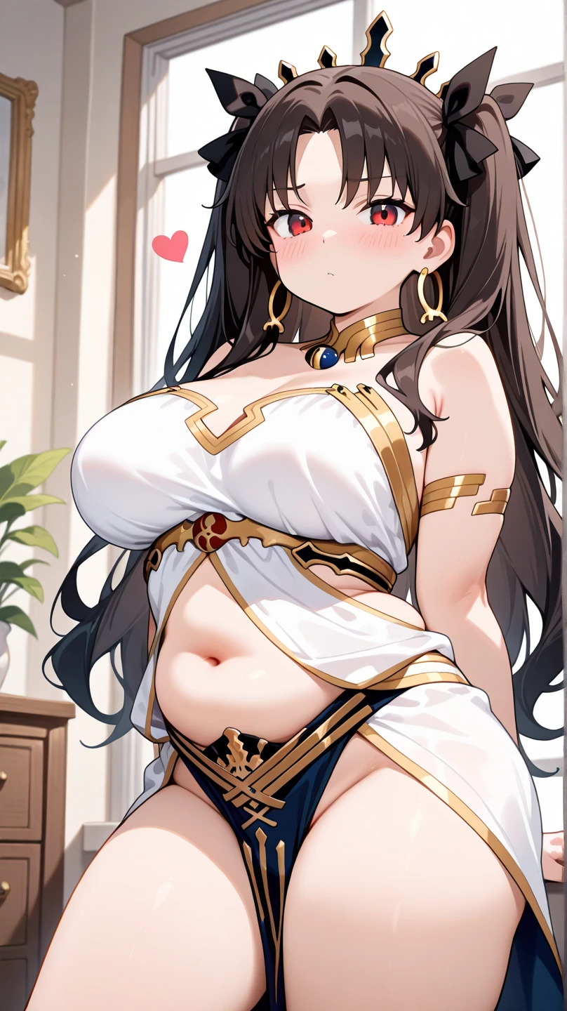 thick thighs, white pantyhose, white stockings, white lingerie, happy face, joyful expression, excited face, eager expression, seductive body, seductive expression, intimidating, plump, chubby, fat udders, hands behind head, huge ass, white heels, innocent, maternal, no panties, fat pussy lips, juicy pussy, spread open, legs open, bare tits, big clit, fat pussy lips, meaty lips, large lips, milky, pregnant, hanging tits, sagging tits, massive breasts, mommy milkers, milky tits, overwhelming breasts, breast expansion, natural funbags, big girl, tall girl, tall woman, squatting, master, submissive, dominant, raceplay, Indian whore, cumslut, messy hair, red lips, hoop earrings, white collar, choker, messy, belly folds, wide hips, hip folds, sweaty, glistening skin, lace, a beautiful Indian princess wearing intricate and ornate royal jewelry, exquisite bridal jewelry, glowing skin, glowing golden headdress, flowing hair, elegant pose, luxurious royal attire, rich colors, dramatic lighting, highly detailed, photorealistic, 8k, masterpiece, a golden belly dancing skirt, a woman in traditional belly dance, detailed intricate golden belly dancing skirt, exposed, bare