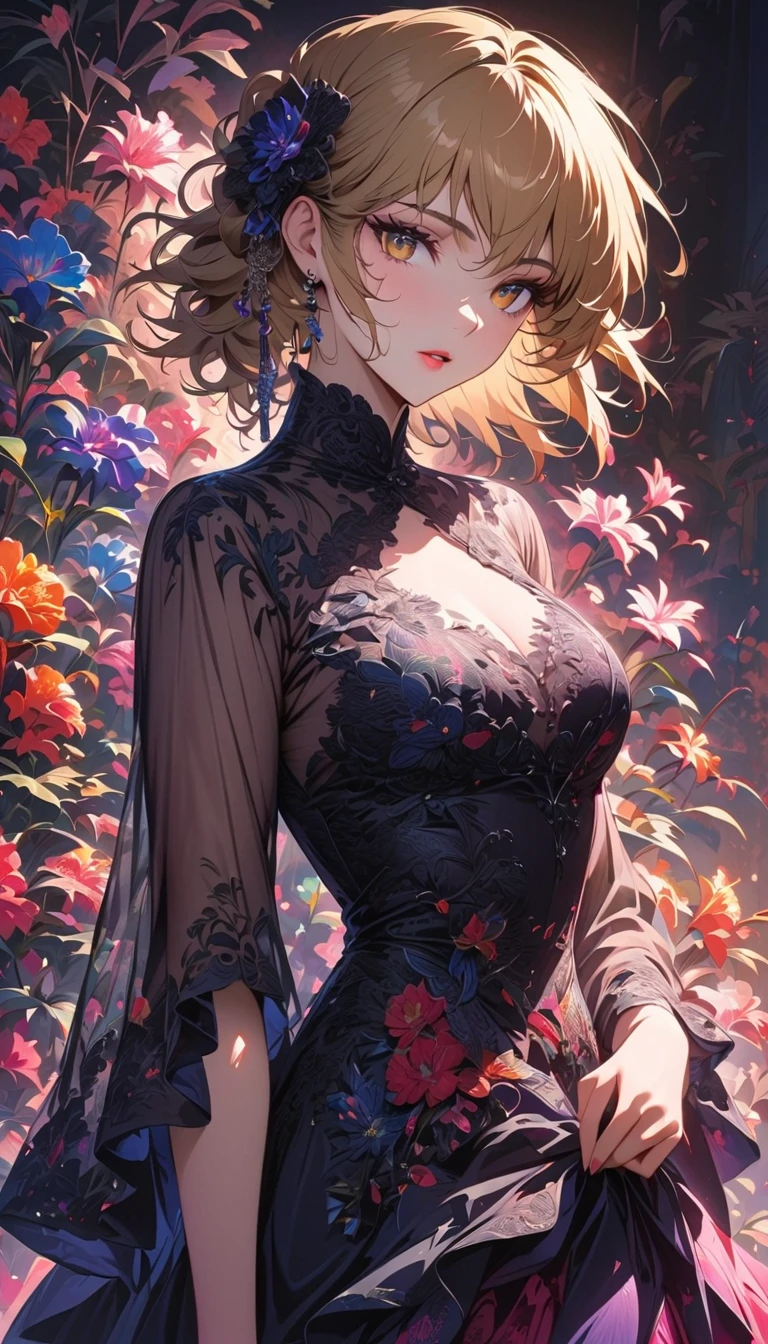 (summer clothing photo:1.1, in blue waterfront:1.5), Masterpiece, best quality, (very detailed CG unity 8k wallpaper), (best quality), High definition RAW color art, Animation,sculptures, (black Marble Skin), (((Ultra detailed elegant))), Magical atmosphere, Detailed skin, Texture,(Intricately detailed, Fine detail, ultra-detail art), depth of fields, bokeh, Silky Touch, Hyper Detail, beautiful eyes, elegant face, (lying on light green glass floor), sparkle background, enormous breast:1.3, (silver hair), pastel purple, embarrassing face, short hair, sunflower, maid, armpit, Wet