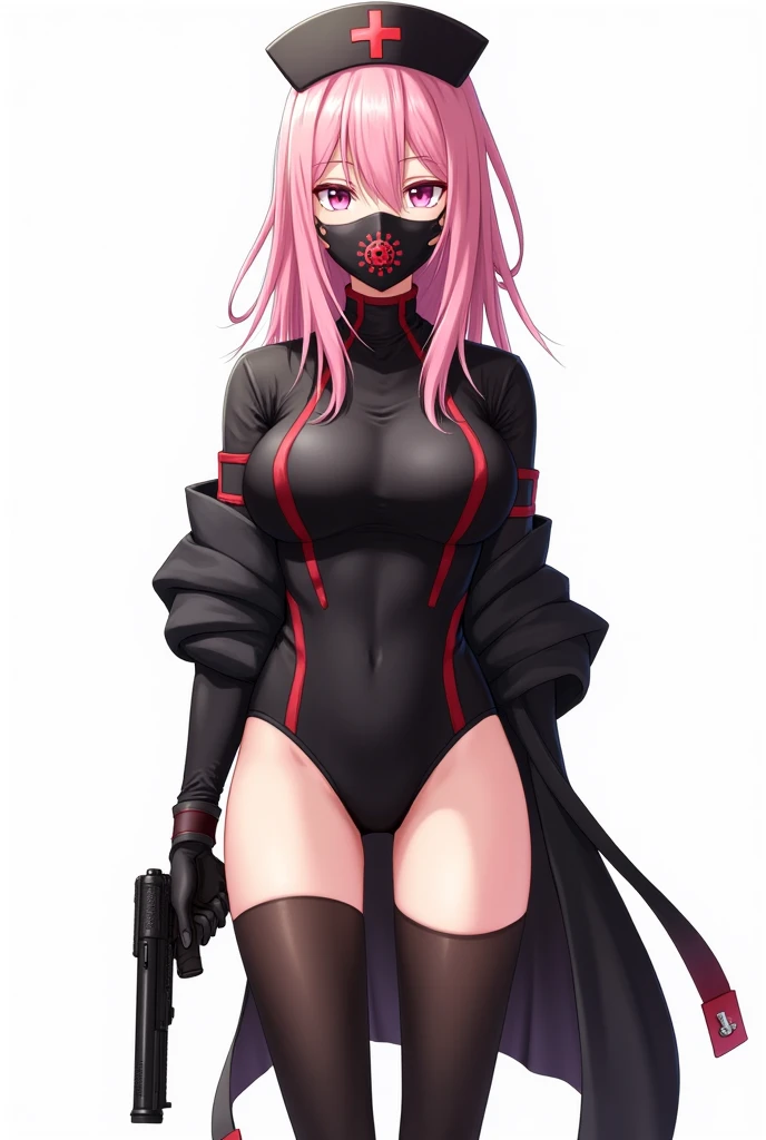 anime girl in black and pink outfit posing with a sword, best background&#39;écran anime 4K konachan, oppaï cyberpunk, Ilya Kuvshinov. 4K, fille androïde parfaite, seductive anime girl, cyberpunk anime girl, Detailed digital animated art, badass anime 8k, android heroine, female cyberpunk anime girl, animated cyberpunk art, cute cyborg girl