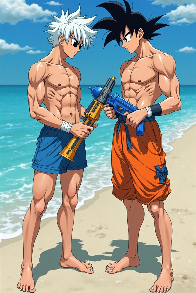 (best quality, 4k, 8k, highres, masterpiece:1.2), ultra-detailed, (realistic, photorealistic, photo-realistic:1.37), beach volleyball players group photo, unique characters, anime style, street fighter style, 2.5d illustration