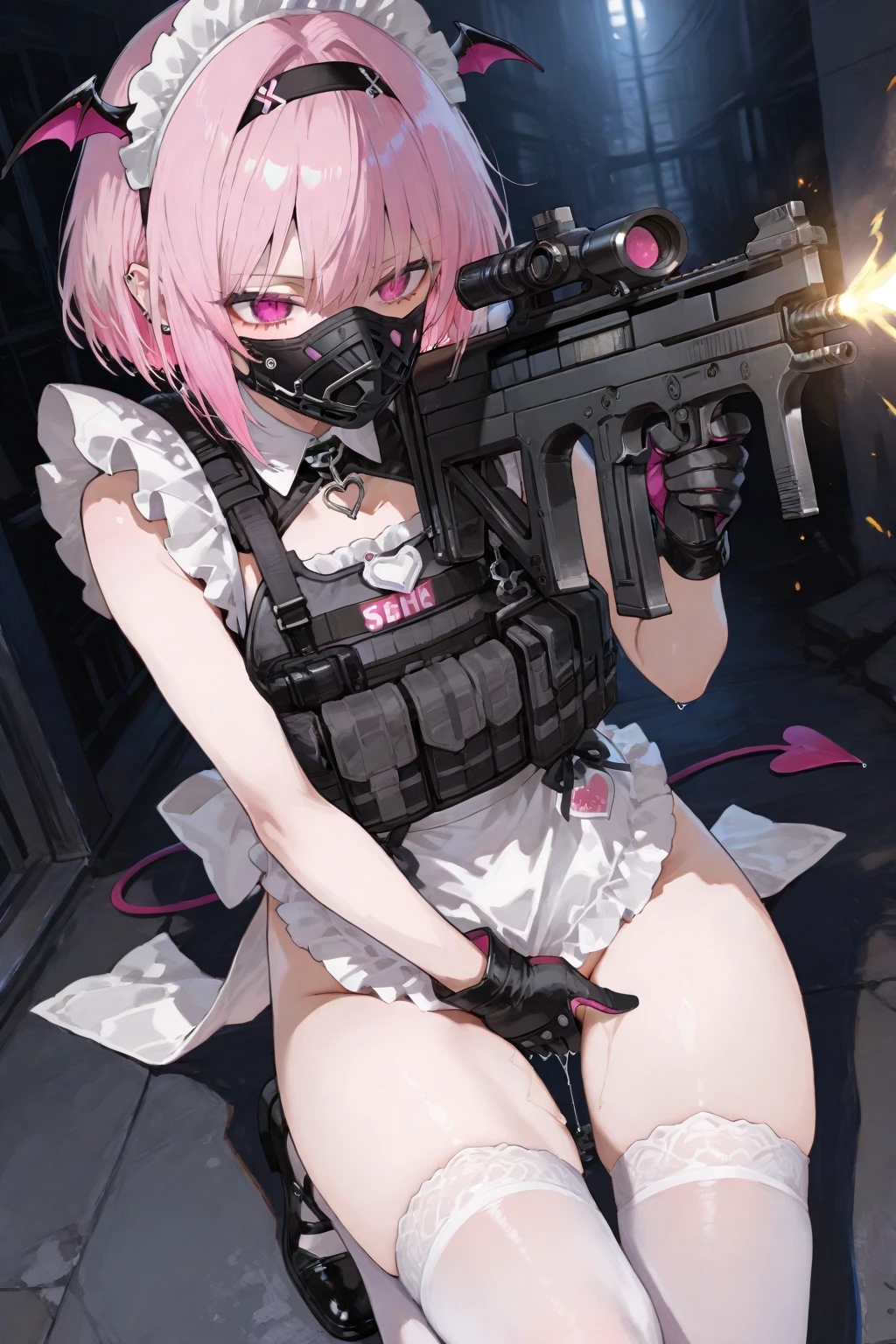 (realistic), (anime), posing, (Sumika_Kagami), red_hair, long_hair, large_breasts, sexy, red_eyes, anime character laying on ground with a pink background, digital cyberpunk anime!!, cyberpunk anime girl mech, oppai cyberpunk, anime cyberpunk, gynoid cyborg body, modern cyberpunk anime, digital cyberpunk - anime art, dominatrix assassin robot, dominatrix robot, fully robotic!! catgirl, digital cyberpunk anime art, metal gear solid anime cyberpunk, anime cyberpunk art, japanese cyborg