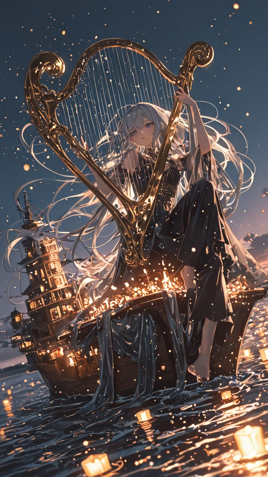 The girl has white hair,The girl's pupils turned upwards,Only a little pupil is visible,The girl was in a dimly lit cell,The cells were full of tentacles and chains,There were also a few boys in the cell watching the girls,A dragon's tail grows from the girl's ass,Blue eyes,The girl is beautiful,with two legs,The girl's face is human,The girl did not wear shoes,The girl raised her hands above her head and the back of her head, The girl's hands were locked by chains and chains,The girl showed her armpits,The girl has white liquid under her armpits,Wear sex stockings on your legs,The girl was not wearing any clothes,The girl exposes her sexual organs,Girls wear only underwear and bras,white liquid on your face,The girl had a white liquid in her mouth,There is a white liquid on the body。There is a white liquid next to the girl。He wears a pink dog collar around his neck。The dog collar is connected with a chain。The girl opened her mouth wide,Sticking out his tongue,Completely bare shoulders and abdomen,The girl gasped。Slim legs,delicated face,The girl has white liquid on her face,Small and delicate feet。The thighs and calves are fully presented in front of me。No shoes on,The girl's collar was tied to an iron chain around her ankle。The collar on the girl's thigh is connected with a chain,Girl in a place full of iron ingots and tentacles,This place contains a lot of white liquid,There is a lot of white liquid on the girl。There was a tentacle wrapped around the girl's abdomen,There are tentacles wrapped around the girl's body。
