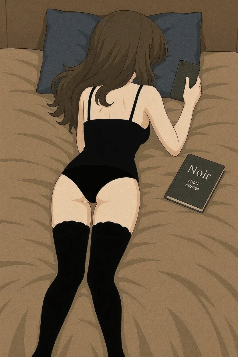 1girl, monochrome, greyscale, reading, book, dark_skin, blush, cutesexyrobutts style, 1girl, holding_book, hetero, lying, dark-skinned_female, short_hair, sweat, holding, open_book, on_back, from_side, sex, stuffed_toy, stuffed_animal, breasts , solo_focus, scar, teddy_bear, long_sleeves