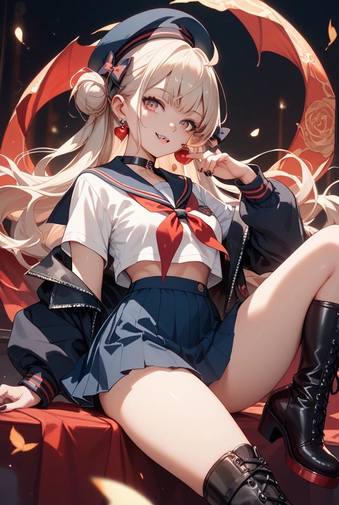 Tsunade, anime, black silk, school uniform --auto --s2