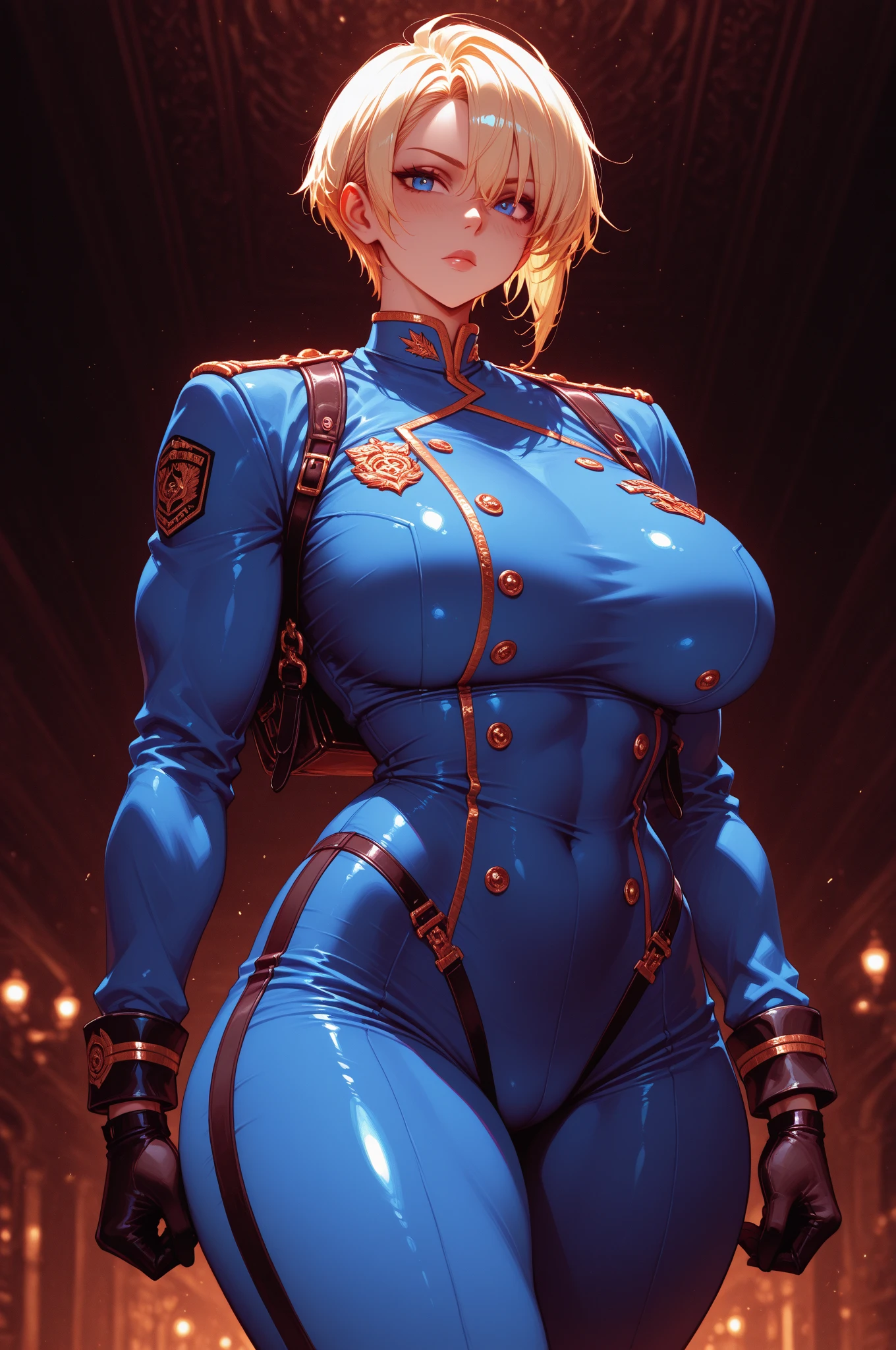 Saber big breasts battle suit House made from condoms