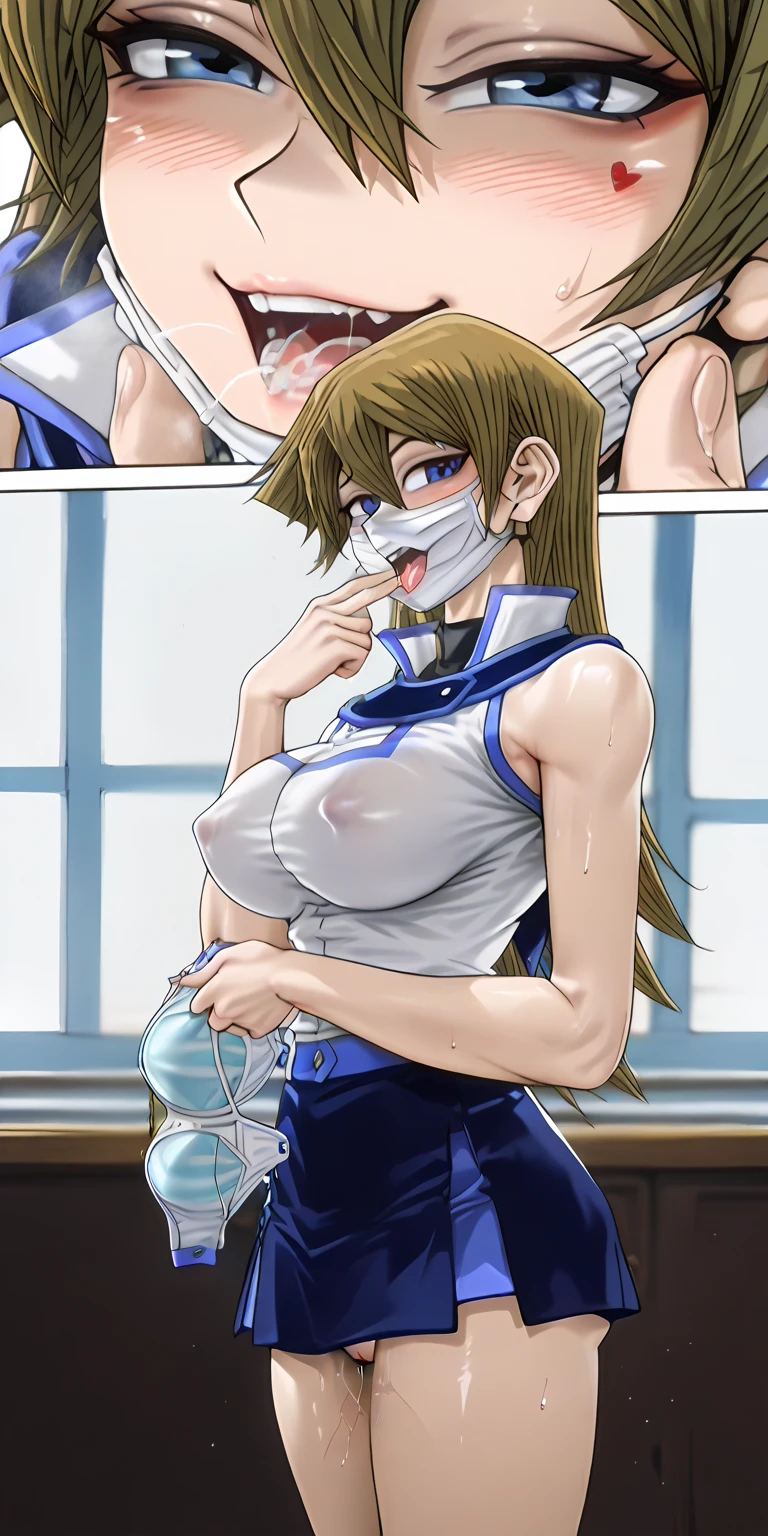 (squirt love juice:2), (intercourse with a man, vaginal penis, doggystyle, pussy juice stain, leg up, (1man and 1girl,having sex:2),1penis,standing doggy, hug from behind, misaligned bra, arched back, (hentai breast grab,leg up:1.3), man's arm grabbing a girl's tits, chikan, panty pull, teman, fingering pussy, female ejaculation, pussy juice trail, showing pussy, lanugo pubic:1.5),vaginal penis,doggystyle, standing doggy, hentai breast grab, arched back, show armpits, raise arms up, (crowded train:1.4), train interior, dynamic pose, Dynamic hand movements, girl's arm grabbing a girl's tits, (frying hands), (close contact:1.1)(See-through navy blue buruma:1.5), (cum:1.4), (cumdrip:1.2), cum on face, white liquid, (best quality:1.1), (masterpiece:1.0),black eyes, extremely detailed CG unity 8k wallpaper, (photorealistic:1.2), complex 3d render ultra detailed of a beautiful porcelain profile face, vibrant details, break,(Open your mouth wide:1.4), blush, blush stickers, furrowed brow, grimace, screaming, pained face,closed eyes, Detailed lips, Detailed tongue, light brown hair, blonde hair, Huge twintails, Curl inside, Short hair, floating hair, (huge-breasted:1.2), nipples, long nipples, puffy nipples, small areolae,break, (zettai ryouiki:1.3), (large amount of liquid spills from the crotch, Urine in the ground, white peeing :1.5), audience, cum on clothes,