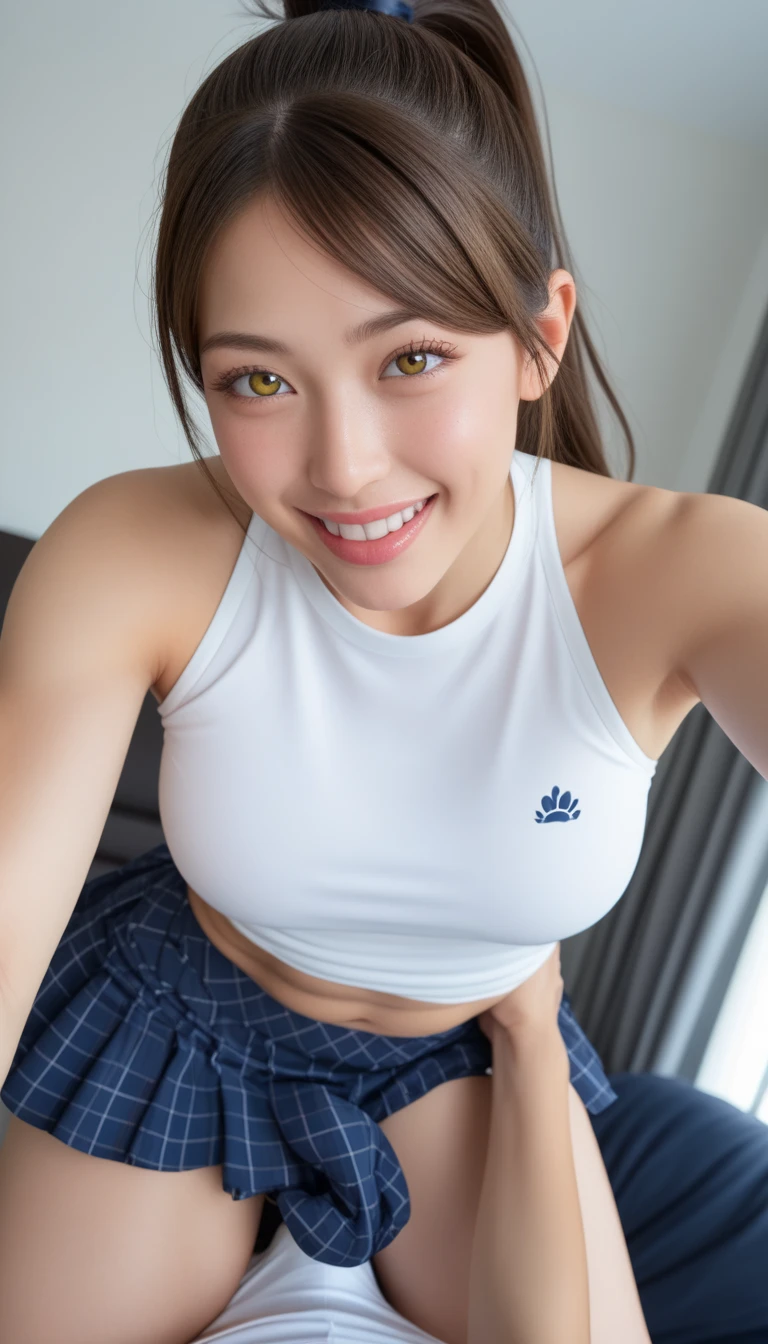 (64k, RAW photo, best quality, masterpiecel1.4), (realistic, photo-realistic:1.37), (lighting), huge eyes, (small-breasted:1.2), ((erectnipples)), [[cowboy pose]], ((sucking a men dick at her presence)), ((petite body)), ((photo of a women with blonde twintail)), ((wearing tight blue pastel floral malay gamis)), ((upper body shot)), open breast, open navel, sma breasts, thick eyebrows, ((looking at viewer)), ((squatting on the bed)), ((kneel down on the bed), (extremely detailed fingers), ((cum all over the breasts)), ((milk all over the places)), ((smiling face)), happy face, drenched cloth, wet cloth, closed up shot, selfie