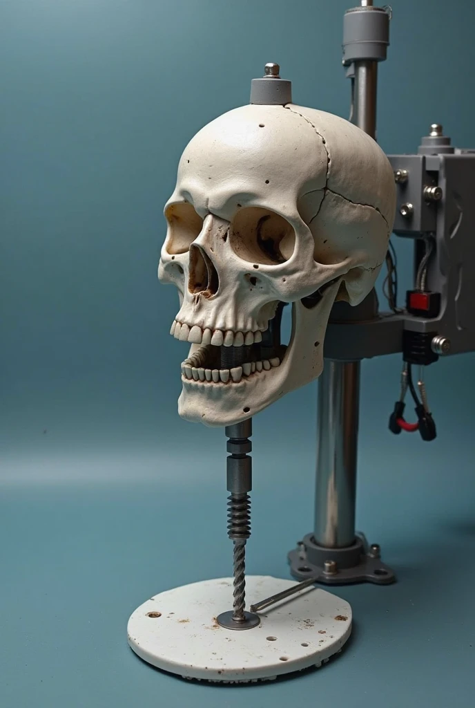 Full 4k natural skull alien minimalist