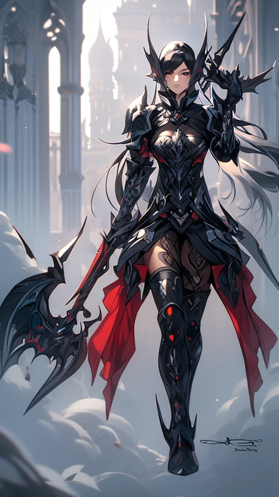 Dragoon armor，Perfect face，feathered headdress，Metal ornaments，Black underwear，Unreal 5，archer