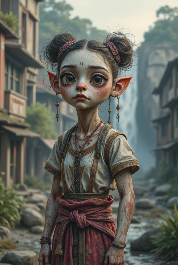 full body length shot, glasses, cutie, [ forgetful ], fanart, special doodle, [ realistic photo ]!!, [ [ hyperrealistic ] ], cute,  very smart, beautiful image, you're something special,in childhood memory, beutiful,eyes extremely detailed,intricate details eyes,eyes extremely detailed, high detailed eyes,16k resolution, eyes anatomically correct,Ultra HD,HDR,hyper realism, hyper detailed,extremely Realism,Ultra Detailed,body logically correct,Extremely detailed,High contrast,Masterpiece,Realism,Ultra Detailed, intricate details,realistic humid leather, cinematic style,irina yermolova,high contrast,hdr,extremely detailed, [deep night landscape],masterpiece,intricate details,faded,eyes extremely detailed,Silverclaw,view from height,full-body-shot,High contrast,Masterpiece,Realistic,Ultra Detailed,intricate details,realistic humid skin,extremely intricate,realism,photorealism, cinematic style,irina yermolova,HDR,((Wangechi Quality)),extremely detailed, [night landscape],masterpiece,intricate details,faded,eyes extremely detailed, high detailed eyes,16k resolution,RAW, Nikon Z9,chinese orc's village of fishers on seaside,authentic,full body length,Labradorite babygirl,native italian troll ,pretty face,eyebrow up,full body shot,ominous landscape,glate gray atmosphere,by art Simon Stalenhag,Nicola Samori,(((Wangechi Mutu))),prime colors,urban,extremely detailed,masterpiece,intricate details,faded,eyes extremely detailed, high detailed eyes,4k resolution,RAW, Nikon Z9,Silver-gold long hair with bangs、Aquamarine Eyes,Fuchsia sequined dress,Mestichino,Light particles,chaos