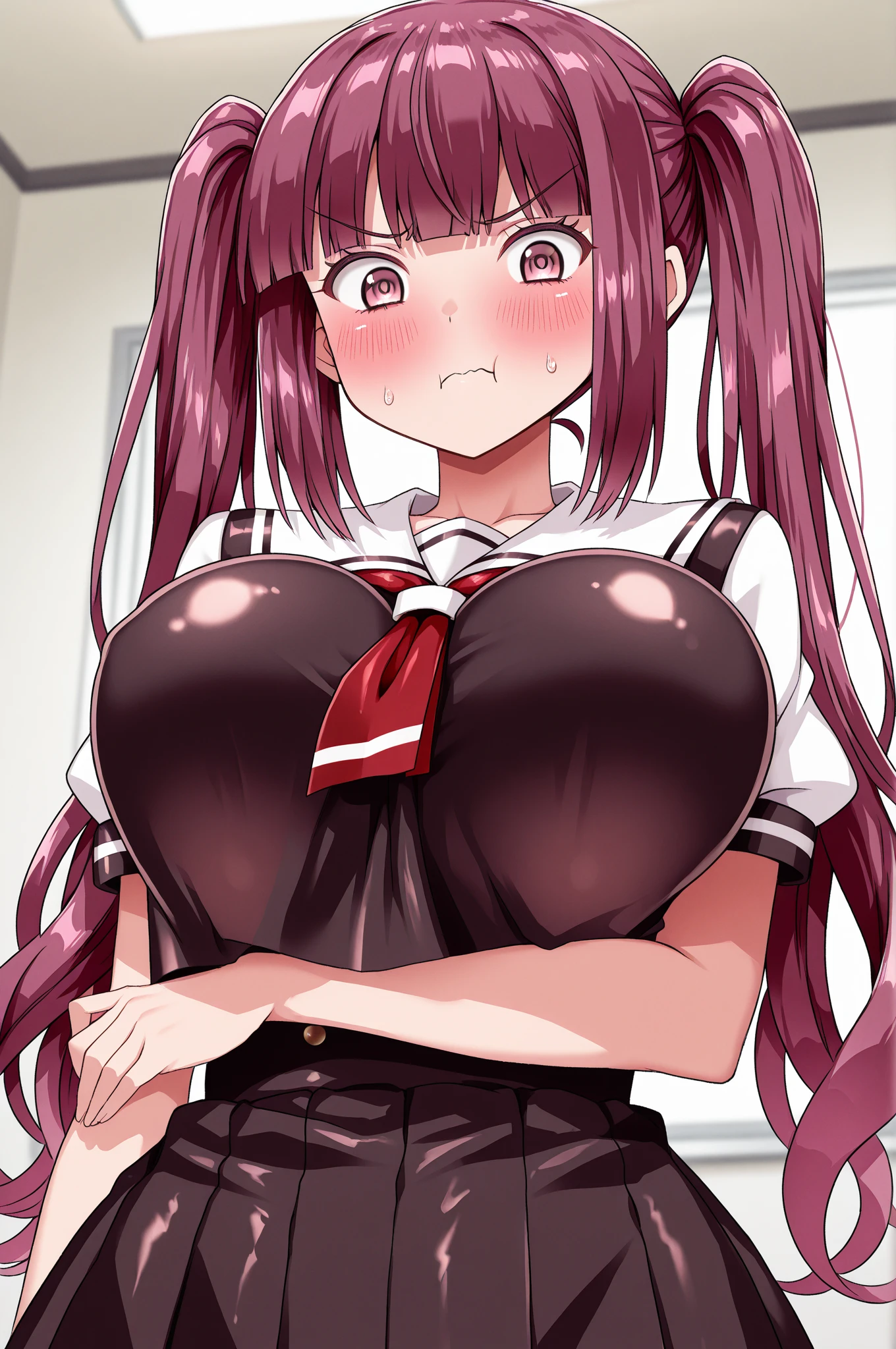 、(Unbelievably large and stretched breasts:1.5)、(Unbelievably wide open breasts:1.5)、(Sexy pose)、(Squat:1.5)、 (masterpiece), (Highest quality), (detailed), (1 Girl)、Hughetitz、(Bursting Boobs:1.5)、、(Perfect nipple color and shape:1.5)、(Perfect areola:1.5)、(完璧なpubic hair:1.5)、(pubic hair:1.5)、(透けているpubic hair:1.5)、，、(blush:1.5)、、long hair、(Sideways:1.5)、(No clothes:1.5)、、(Too big boobs:1.5)、(Long boobs on the side:1.5)、(very massive areola,:1.5)、、(Very huge nipples:1.5)、、、(penis:1.5)、(sexual behavior:1.5)、(Cowgirl:1.5)、、(Between the  with a huge gap:1.5)、(Breasts far apart:1.5)、(Voluptuous body:1.5)、(Outward-pointing nipples:1.5)、(Nipples spread apart:1.5)、、、(Very huge boobs:1.5)、、(((Completely naked:1.5)))、(((No clothes:1.5)))、(I can see the neck:1.5)、(nsfw:1.5)、、(Pink and black two-tone hair:1.3)、(Riding a horse on a man:1.5)、、、(Puffy nipples:1.5)、(Swollen nipples:1.5)、(非常にSwollen nipples:1.5)、(Very long and narrow boobs:1.5)、(Extremely large areola and nipples:1.5)、(Very prominent nipples:1.5)、(((Super huge nipples:1.5)))、(condom:1.5)、(condomベルト:1.5)、(((Troubled face:1.5)))、、(((Frilled underwear:1.5)))、(Side angle:1.5)、((Hands behind head:1.5))、(The clavicle is visible:1.5)、(I can see all the neck:1.5)、(胸にejaculation:1.5)、(顔にejaculation:1.5)、(ejaculation:1.5)、(Cross-section of the vagina:1.5)