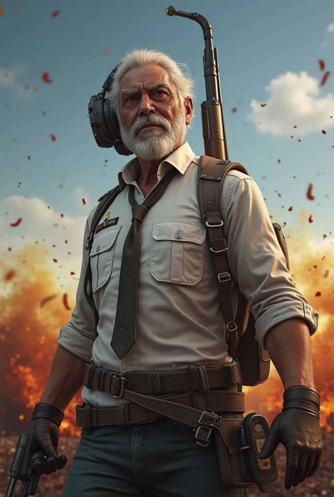(extremely detailed CG octane render 8k wallpaper), photography by Annie Leibovitz, half rotten male undead ghost, Pubg style, dynamic action angle, (((masterpiece action photo))), photorealistic, photorealism, film, studio lighting, detailed skin, ultra realistic, bokeh, sharp features, cute detailed, cinematic, intricate detail,