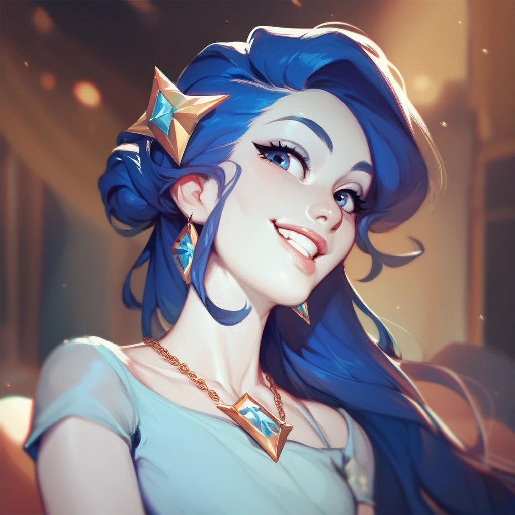 Seraphine of League of Legends in Coven skin
