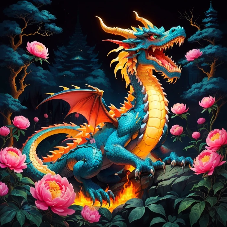 魔法植物来自深渊of幽灵花, Demon flower,血红色of触手注视着死者，charm，of，fear