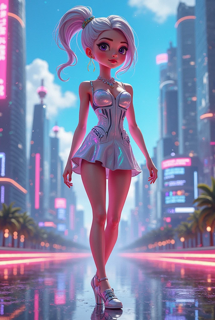Highest quality、High resolution、Detailed Background、(Beautiful face in every detail:1.4)、Anatomically correct、(Detailed facial expressions)、Teenage beauty、(Highly detailed face:1.2)、(Huge breasts:1.2)、Cute hair colour、Braided long hair、Wavy Hairstyle、well-groomed eyebrows、Perfect body line、Cute Eye Makeup、Cute Lip Makeup、Calm and elegant look、Tokyo Tower、Eiffel Tower in Paris、New York's Central Park、night、深night、smile、A big smile、
(Beautiful model girl on the background of landmarks:1.5)、
Famous landmarks and structures、
A beautiful woman with an elegant and refined appearance、Dresses and summer dresses、Long skirts, etc.、
Wear glamorous and elegant fashion、
Walking slowly or standing gracefully with landmarks in the background、
Strike a pose that matches the atmosphere of the place.、
The camera angle is a composition that highlights the model's charm, such as a full-body shot or a close-up of the upper body.、
The lighting and color grading create an urban and romantic impression.、so beautiful