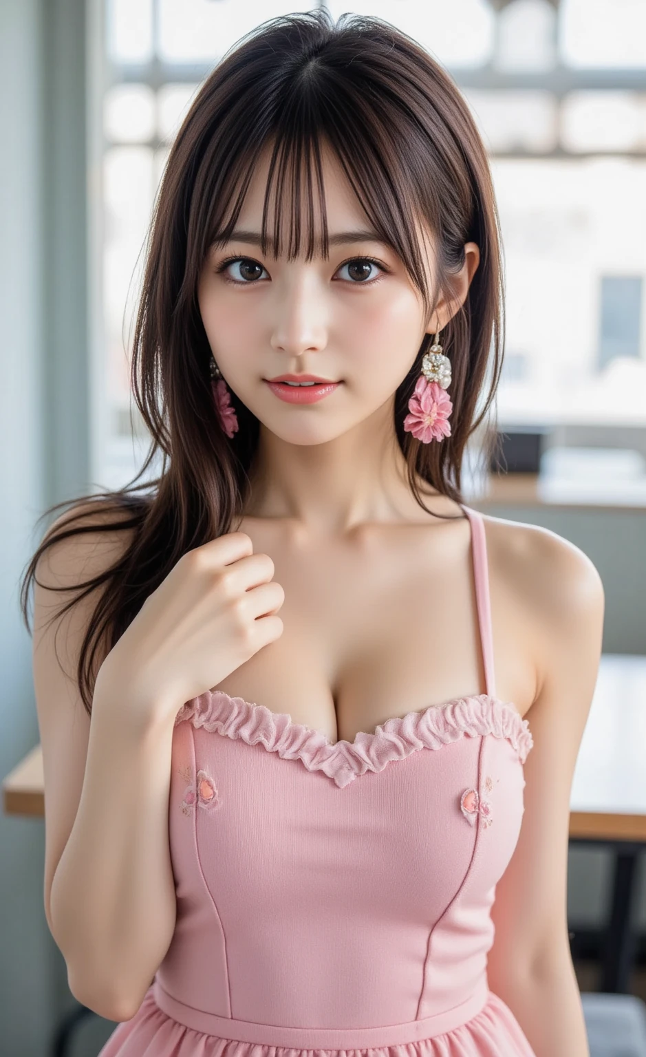 (8K, 超A high resolution, Best Quality, masutepiece:1.2),(22year old:1.2)、(huge smile)、(Look away)、8K、RAW portrait of japanese girl、Photorealsitic、超A high resolution、top-quality、 (huge-breasted, cleavage:1.5),(Micro bikini with small areas of colorful big polka dots:1.5)、(From below、Crotch indirect:1.2)、Beautiful ponytail fluttering in the wind、Spread your legs apart、Spread your crotch、(Hold your buttocks with both hands、Holding the buttocks:1.7)、(manhattan:1.4) BREAK (Natural Skin Texture、Detailed skin、Hyper-Realism、ultra sharpness)、intricate detailes、depth of fields、Japan idol system、Nogizaka Idol、hposing Gravure Idol、actress、Fashion Model Pose、tall、adult lady、T-back with a fairly small area、爆乳、(Squat、Limbo Dance:1.2)、pin heels、Beautiful fingertips
