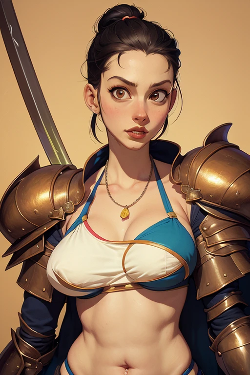 (high resolution, pixel perfect, realistic, gorgeous illustrations), (hyper quality, muste piece, etheric: 1.4), (((((((fingering, schlick, masturbation))))))), ((((bukkake)))), (((1girl))), tattoo, mature woman, cool atmosphere, ((((very short hair)))), black hair, (((blush))), (((((((muscular))))))), ((thick thighs)), (((wide hips))), ((Big breasts that are about to burst)), fighter, (((woman))), ((((wh_chi_armor)))), ((((leotard)))), lewd woman, (shiny skin), sweat, simple background,