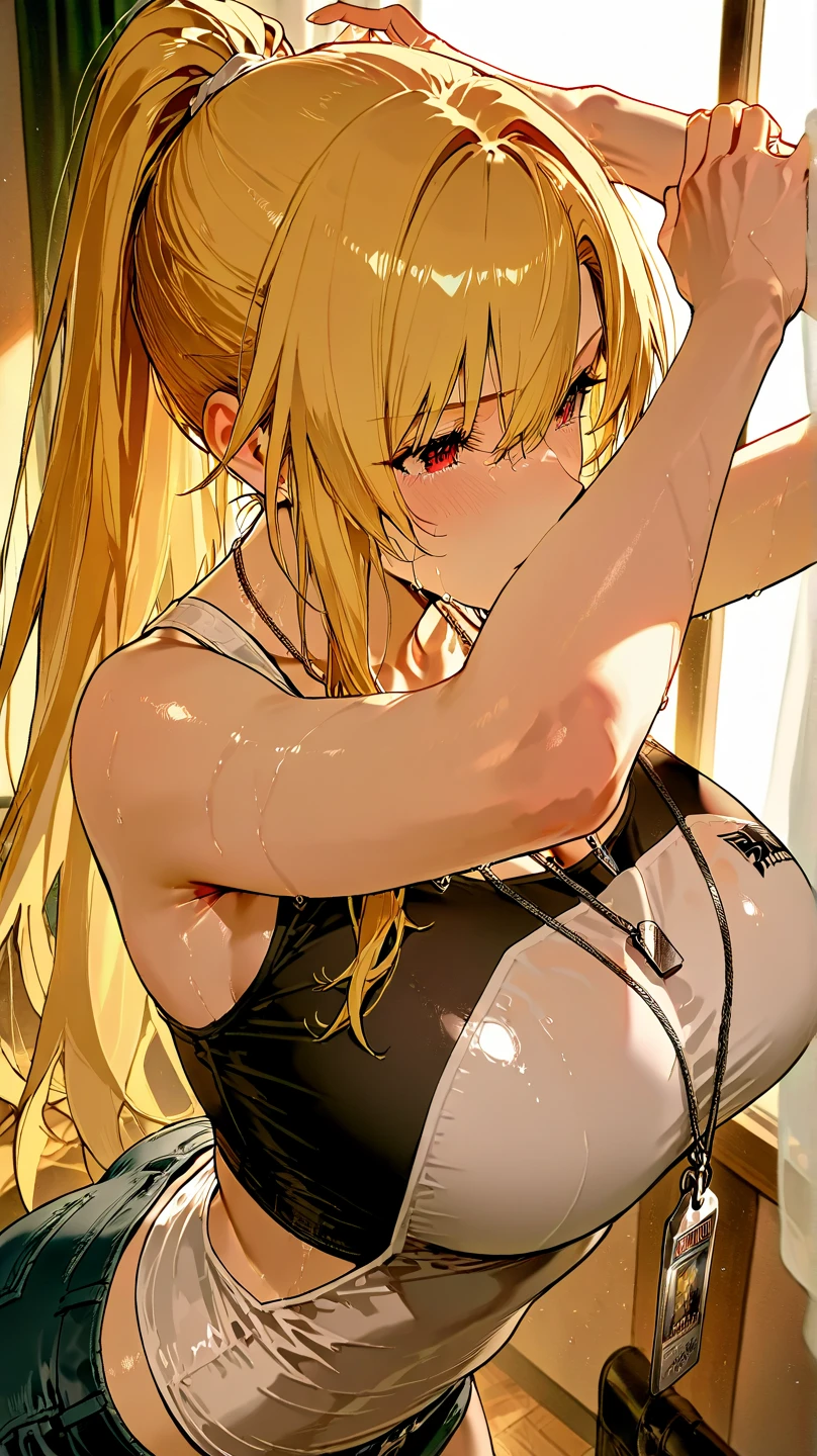 (masterpiece, best quality),1girl,twintails, pov, fellatio, blonde hair, , 1boy,penis,nipples, excessive cum, trembling, open mouth,(upperboob:0.5),
from side, 28 years old, lactation, (tears:0.5), grabbing head,closed eyes,
