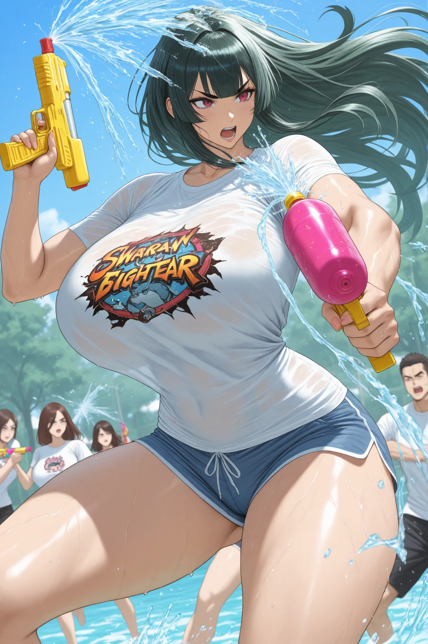 Ultra HD、Ultra high definition、Noise Reduction、perfection、Image quality adjustment、Balance Changes、Optimal Lighting、 corrections、Detail Correction、girl、((Release water、Urinating:1.3))、((Firefighter、Fireproof clothing、fire truck、Fire hose、fire、fire、Fighting Fire、Pee、すごく勢い良くUrinating))、Camel Toe、Giant tit、Nipple Puffs、Cleavage、Plump、Super big breasts、Super big butt、Bubble butt、((Super big breasts、Saggy breasts:1.6))