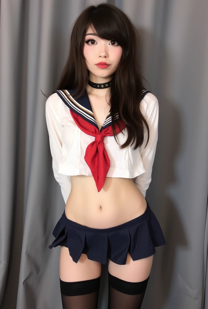masuter piece、、top-quality、the perfect body、Delicate facial details、facial detailing、full body Esbian、19-year-old Korean woman、独奏、、,Rough breath、Crying and shy look, Sloppily open your mouth、red eyes、drooing eyes、Golden hair、poneyTail、((White sailor suit:1.3))、(Panties bitten in the crotch、Panties bitten in the crotch、Crotch line)、Curvaceous legs、(My crotch is wet)、((Lots of wet panties、Drenched panties))、Sit in a taxi、(Spread legs wide)