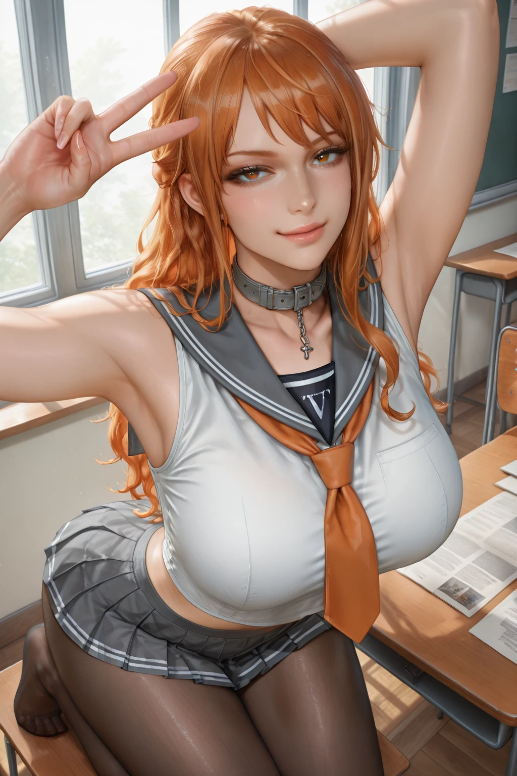 masterpiece, Highest quality, One Girl, View your viewers, Tight waist, RAWphotograph,Beautiful fingertips、 Ultra-realistic, High resolution, photograph, Sharp focus, Most detailed, Very detailed, Very detailed, In detail, Very detailed目と顔,Very detailed手と指、Idol、Thighs, beautiful girl,View your audience, Tight waist,Symmetrical face, whole body、((Completely naked))、Braiding、はだけたThighs、Beautiful belly button、Beautiful cleavage、Shaking breasts、Shyness、Happy expression、(((Nipples get erect、Immature udder、Sensual look)))、((((After sex、Sexual pleasure、Thighsに白い水滴が沢山ある、Embarrassing))))、((((はだけたThighs、Spread your legs、Nipples are visible))))、(((18-year-old、Baby Face)))、((((whole bodyをローアングルで撮影、Reddened skin))))、((((pee white、Embarrassing、They hesitate)))、(((classroom、flower、flower瓶)))、((White urine coming from the vagina))、((((Oral sex、Mouth half open、Drooling))))、(((I can see the vagina、Anus is visible)))、