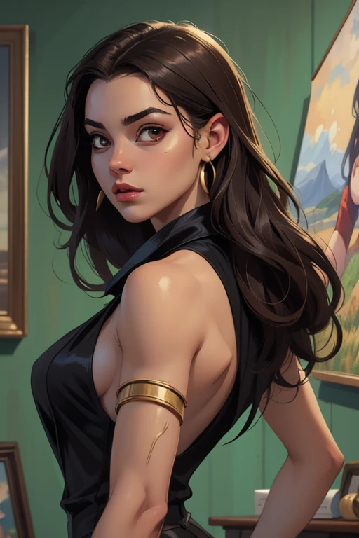 estilo de GTA desenho animado:1.2), Tinker Bell um close up de uma mulher em um vestido verde com uma espada, extremamente detalhado , Wlop Ross sorteios, sedutor elfo princesa cavaleiro, Focado, garota de armadura, girl of the zodiac knights, style Digital illustration cartoon style GTA style girl Our, uma guerreira loira sexy, uma guerreira loira esmeralda, Nosso, Ross Empates 1. 0, modelo uniforme |Cute detailed GTA style cartoon style digital illustration, design de personagem retrato, beautiful digital illustration, retrato de alta qualidade, arte em quadrinhos, retrato do design do personagem, without clothes and medium breasts cartoon style dressed female character Tinker Bell smile and six small medium portrait mode waist up with lots of gold around other precious stones portrait mode waist up queen of the south Jennifer Connelly Scenario GTA dominatrix gold coins chest with jewels with her boyfriend military style black bearded man armed with a close-up of a woman in a green dress with a sword, extremamente detalhado , Wlop Ross sorteios, sedutor elfo princesa cavaleiro, Focado, garota de armadura, girl of the zodiac knights, style Digital illustration cartoon style GTA style girl Our, uma guerreira loira sexy, uma guerreira loira esmeralda, Nosso, Ross Empates 1. 0, modelo uniforme |GTA style cartoon style digital illustration Cartoon style female character Digital art style illustration Cartoon image of a woman .Ilustra??o estilo desenho animado, estilo de arte dos desenhos animados, Ella Purnel lestilo Cartoon style digital illustration artgerm style cartoon art style, digital illustration style, design de personagens altamente detalhado, arte digital detalhada coragem, Forest fan art, Design de personagens de retrato, beautiful digital illustration, retrato de alta qualidade, Arte em quadrinhos, mulher jovem cabelo com transas lindas . Lindos olhos deline