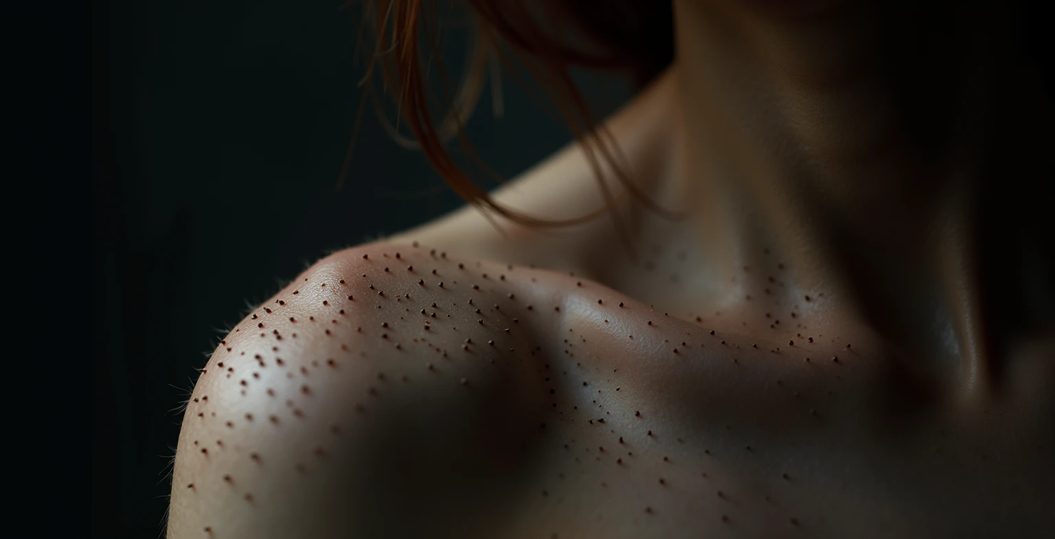 (pale white:1.5)  dbwl woman adult sks woman with (pale_white_skin:1.6), 

[(pale white skin:1.7) (with:.01) (light beauty_marks:.01):3]
 [(Natural light_blonde_hair:1):4], 
(from behind:1),
(Back view:1.2), 
 (medium shot:1.2), (full body shot:1.1), bare back, head, albino, (clean:1.2) (bikini:1.4), braided ponytail, 
 (sunny:1.1), front light, well lit, (arctic ice), detailed_skin, fit, unedited photograph, detailed, happy, high resolution, photograph, RAW photo, in frame, 

BREAK 
[(beauty_marks:1.1)::8] [(many beauty_marks and:.01) (many light_moles:1.55):8]  (on her skin:1),