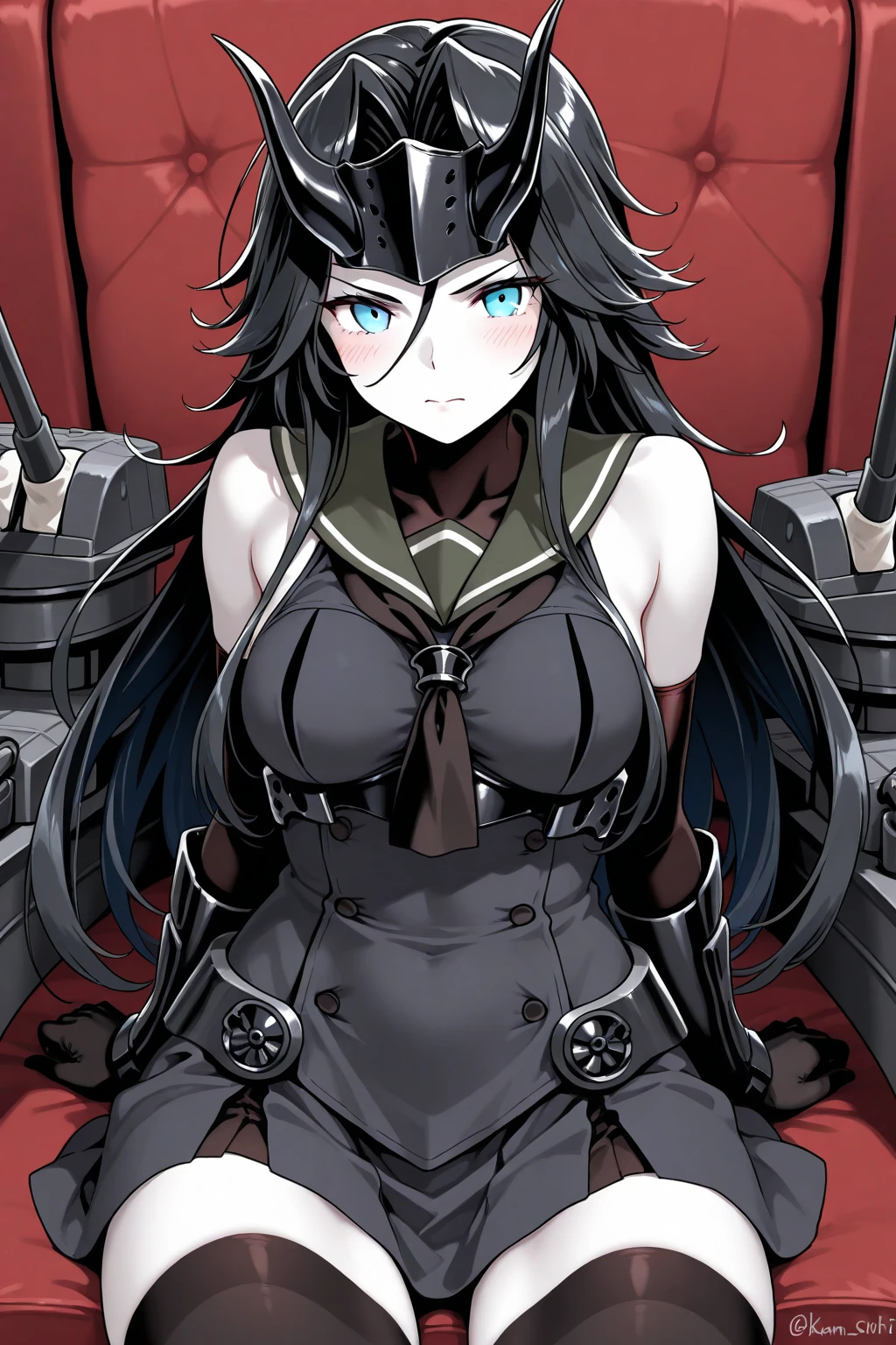 Anime girl sitting on the floor,legs crossed, from girls frontline, Fine details. girls frontline, the anime girl is crouching, beautiful anime girl squatting, seductive anime girl, author:Hosomura Kane, anime moe art style, girls frontline style, noire, badass anime 8 k, noire moody scene, badass pose, top rated on pixiv,Wearing white silk