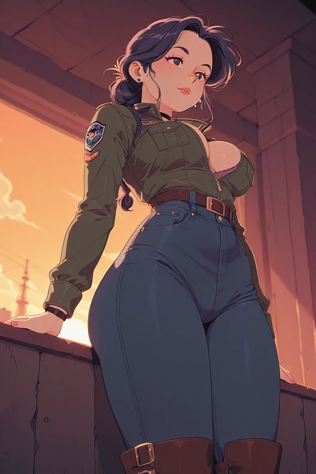 ((masterpiece)), (best quality),, official art, extremely detailed CG unity 8k wallpaper, highly detailed, shiny skin, Depth of field, vivid color,, 1girl, (curvy:0.6), (full body:0.8), girl wearing sexy clothes, sexy , portrait sophie mudd, casual pose, gorgeous young model, cute young woman, a beautiful -aged girl, very pretty model, young , cute young girl, beautiful young girl, beautiful model, long black/blue hair, dark hair, shiny hair, young and cute girl, girl, Hinata, Naruto, Hinata anime, anime, looking at me, high shadow texturing, shadows included, looking epic, epic background, epic place, single person, nobody else, wearing swimsuit, wearing somethink cute, wearing cute dress, adorable, kawaii, cute, proud, happy,smirk, definision of happines, rainy day, rain, light source, epic lighting, sunning, 18+ , epic background, super epic backgorund, backgorund theme, suepr shadowing, shadows, dynamic lighting, wearing sexy clothes of random color, (Background: sunset, sunny forest, nature), poses: (Poses: sexy pose), light face, light outline lines, realistic, hyper detailer, high details,ass pose.show tits