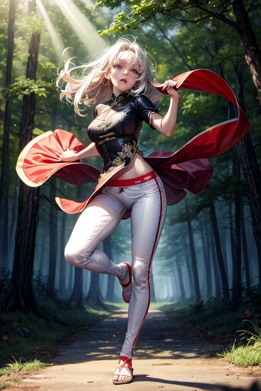 anime girl with bunny ears and tail in the air surrounded by leaves, extremely detailed artgerm, style artgerm, ig model | artgerm, ! dream artgerm, in the style artgerm, artgerm lau, artgerm style, style of artgerm, inspired by Yang J, artgerm detailed