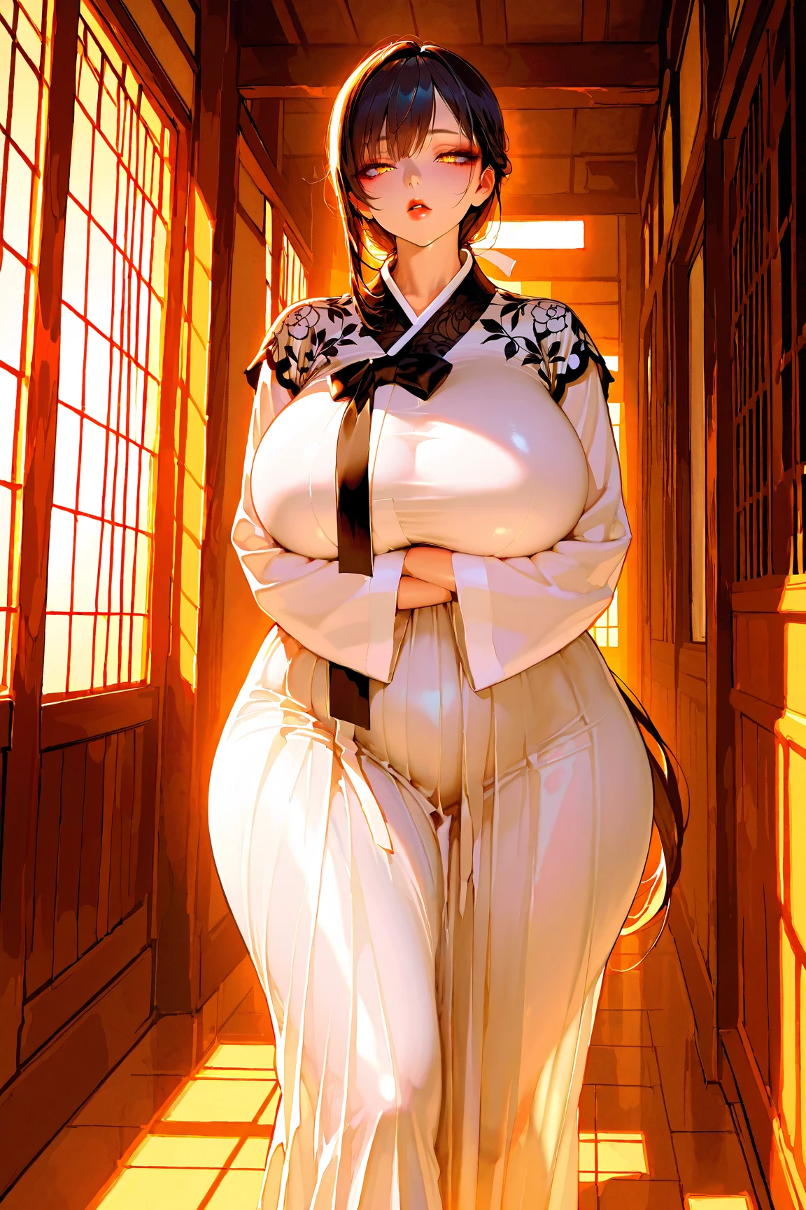 (RAW Photos), (Realistic), (Photorealistic), Ultra-high resolution, masterpiece, Highest quality, Portraiture, facial Portraiture, Perfect lighting, Detailed lighting, Dramatic Shadows, Ray Tracing, Pure Eros Face_v1, Urzan-6500-v1.1, ((bdsm)), ((shibari)), ((bound)), ((bondage)), ((expression of Sexual)), ((cowboy shot:1.2)), looking at viewer, ((wearing a kimono:1.2)), ((in old Japanese-style room)), ((night)),