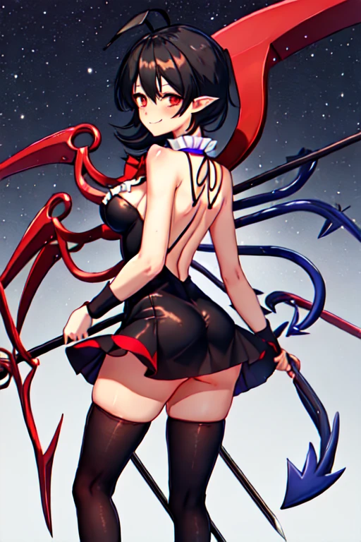 ,(masterpiece:1.2, high quality), (PIXIV:1.4),Volumetric Lighting,
Backlight,night,Short skirt@Nice butt，Beautiful buttocks
