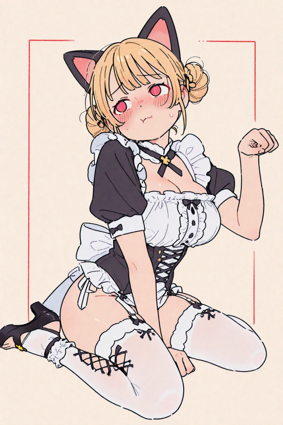 Marie fnia maid cute photo 4k