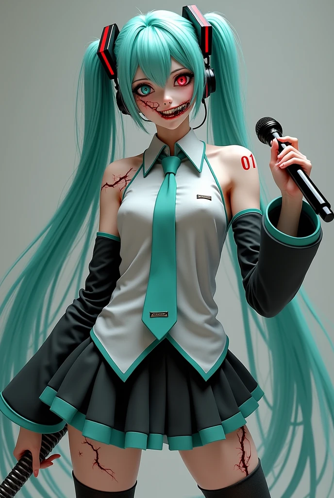 Anime, Girl, (((1girl))), (((Waifu, VOCALOID, Miku Hatsune Waifu))), What(((Long Hair, Twintails Hair))), ((Cyan Eyes eyes:1.3, Upturned Eyes: 1, Perfect Eyes, Beautiful Detailed Eyes, Gradient eyes: 1, Finely Detailed Beautiful Eyes: 1, Symmetrical Eyes: 1, Big Highlight On Eyes: 1.2)), (Detailed Body, (Detailed Face)), Face Close-up, Facing Front, Facing Camera, Young, (Best Quality), Shirt, Loose Skirt, Modest Clothing, Skin Covered, High Resolution, Sharp Focus, Ultra Detailed, Extremely Detailed, Extremely High Quality Artwork, (Realistic, Photorealistic: 1.37), 8k_Wallpaper, (Extremely Detailed CG 8k), (Very Fine 8K CG), ((Hyper Super Ultra Detailed Perfect Piece)), (((Flawlessmasterpiece))), Illustration, Vibrant Colors, (Intricate), High Contrast, Selective Lighting, Double Exposure, HDR (High Dynamic Range), Post-processing, Background Blur, Inky Shadows, Darker Shadows, Thick Shadows, High Quality Shadows, high detail, realistic, Cinematic Light, sidelighting, Lens Flare, Ray tracing, sharp focus,