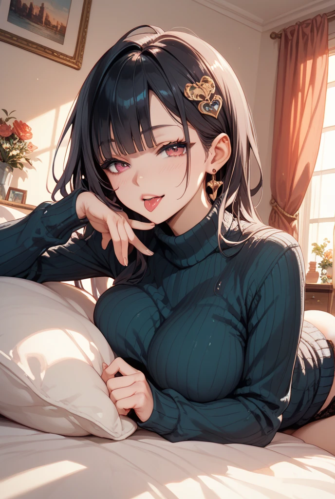 black pantyhose,spread legs,(random porn pose),(random cute clothes:1.5),(random hairstyle),(Thin type:1.8),(big breasts:1.5),(Highest image quality,(8K), Ultra-realistic, Best Quality, High quality, High Definition, high quality texture, high detailing, Beautiful detailed, fine detailed, extremely details CG, Detailed texture, realistic representation of face, masterpiece, presence)