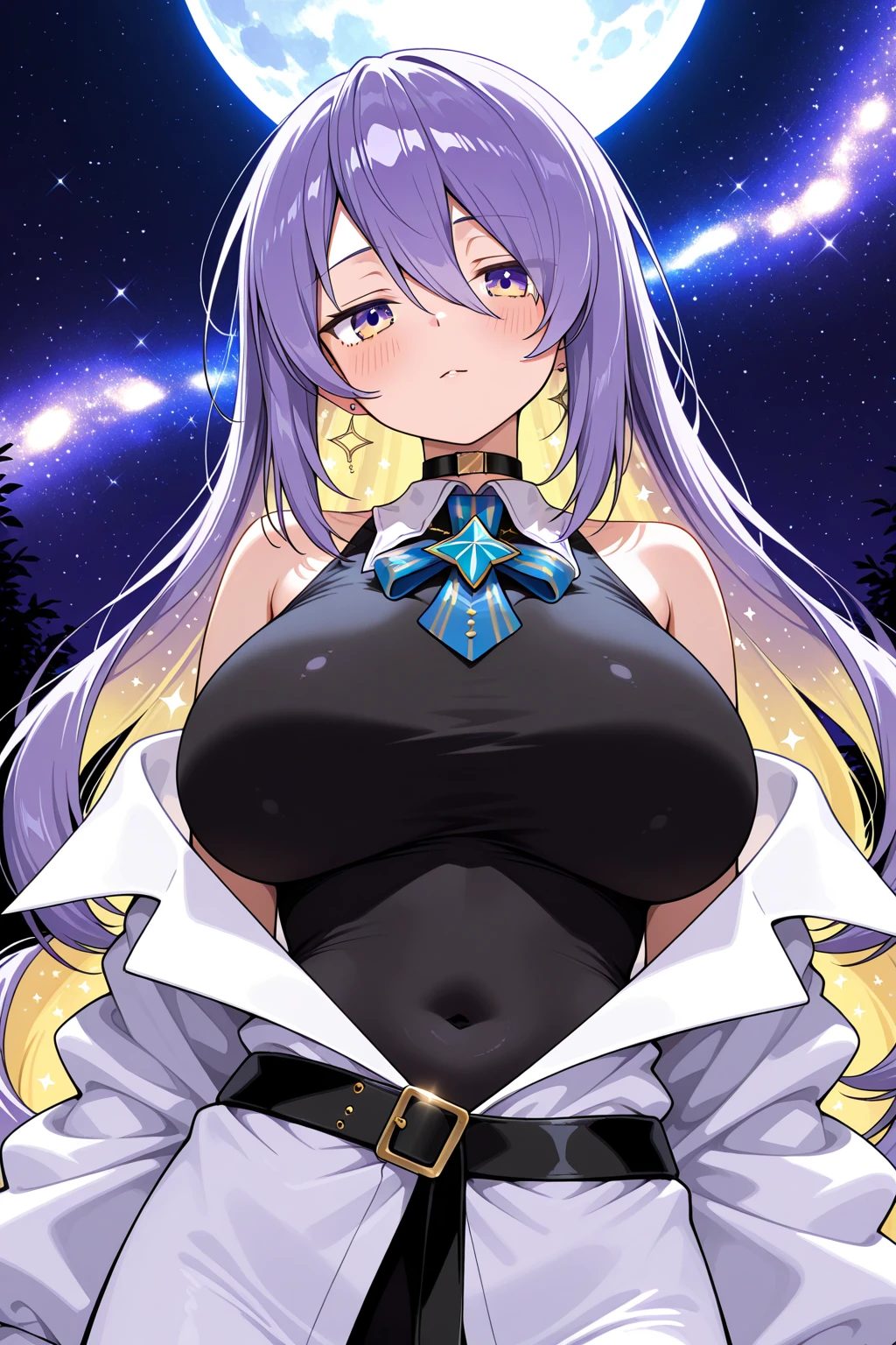 anime girl with long gold＆green hair and a star in her hair, White-haired God, Anime girl with space hair, star(null) starry_null, Cute girl anime visuals, Splash art anime , white glowing aura, Blonde girl, Fantastic Anime, akasuki voidstar, heavenly aura, Nightcore, Anime Moe Art Style Squat, Portraiture, NSFW, ( Panty peek:1.6), (Nipple Peep:1.2), ((huge 胸:1.5)), Portraiture, thin, Slim legs, (Pink High Heels),(Spread your legs:1.3)、left hand behind head、Place your right hand behind your head.、arms crossed behind head、(showoff breasts:1.5),Breasts are showing off、(arms up behind:1.2),(kneeling down pose:1.5).(huge breasts:1.5).(topless:1.5),Front view、smile、(squatting, spread legs:1.3)