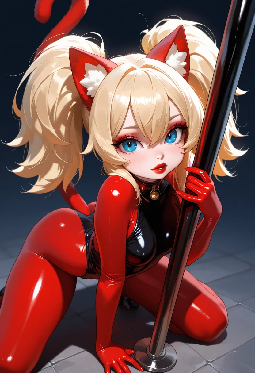 rubi, sangue transparente, Cute Liquid 1girl vampire in cloth bodysuit, dance, (translucent skin), Drop of water, bolha, obra-prima, melhor qualidade, rosto claro, tiro distante, luz frontal, vista frontal, com rabo de cavalo curto rosa, ballet shoes, ((grande sorriso quente)), (8k, foto RAW, melhor qualidade, obra-prima:1), rosto claro, soft-lighting, alta qualidade, grain of film, cabelo longo, posando para uma foto, hora dourada, luz manchada e sombra pureerosface_v1, estilo dark fantasy