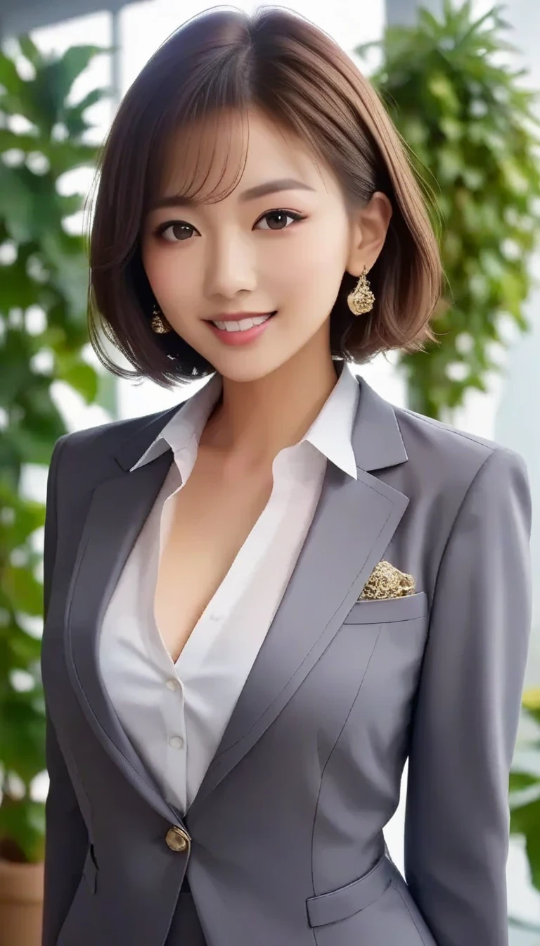 ((Top Quality, 8K, Masterpiece: 1.3)), ultra realistic, 1 Thai cute Girl, Slim, (Hairstyle Casual, Big: 1.2), (Green-shirt, Dark Blue Blazer: 1.2), Slender Face, Delicate Eyes, Double Eyelids, Smile, (Classroom: 1.0)