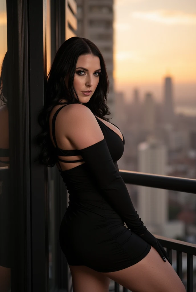 Adult Latina Film Actress Daisy Marie, topless, Sexy female dressed as Spider-Man, sexy with enormous tits, gorgeous face, beautiful, curves, hourglass figure, highly detailed, masterpiece, 96k rendering, full moon in background, stars in sky, city lights, New York, nighttime, spider web, exsquisite MCU cinematic lighting, accurate real life face, perfect facial features, super long flowing brunette hair