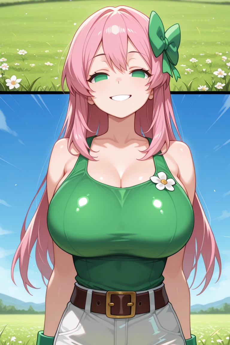 ((masterpiece)), ((best quality)), (detailed), perfect, solo, great fairy, gorgeous woman with large breasts, luscious lips, long hair, huge breast, deep cleavage, huge breasts, sexy, (((oiled breasts))), (((sweated breasts)))