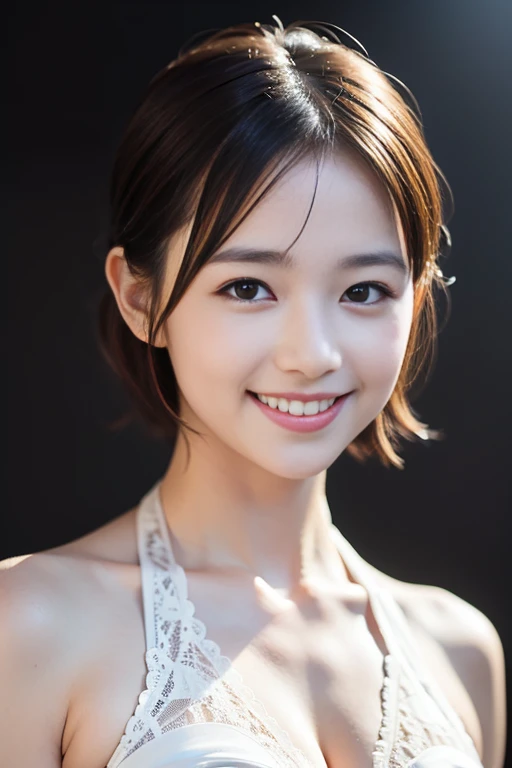 Best image quality、Ultra-high resolution、Tabletop、Photo quality(Realistic:1.8)、pores、Accuracy、Japanese women、15-year-old girl、cuteえくぼ、Young Face、cute、Slender girl、Small breasts、 Flat Chest、To the camera、Turn your body forward、Gravure Beautiful Girl、stand、Coastal、Rocky area、blue sky、White cloud、Light of the sun、Reflective plate、Navy blue、 Protruding、Laughing with your mouth open、White teeth、Happily、Look straight ahead,((Light on face:1.2)),((Cinema Lighting:1.2)),(Photorealism:1.4),((30 piercings in left ear)),((necklace)),((A woman who always smiles)),((Lighting on face:1.1)),((Delicately depicting the face:1.2)),(Very short bob hair:1.4),((multicolored hair colors:1.2)),((((Completely naked)))),(((nsfw))),((Small breasts:1.2))