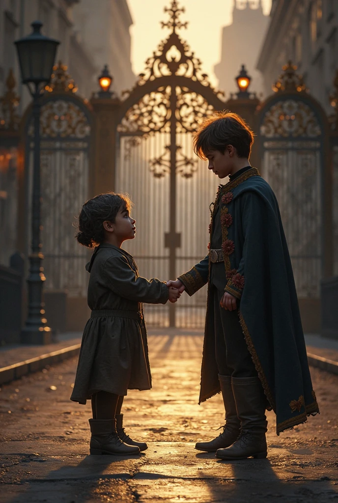 (mystery)(a boy and girl looking at each other)(romance)(a clock)
