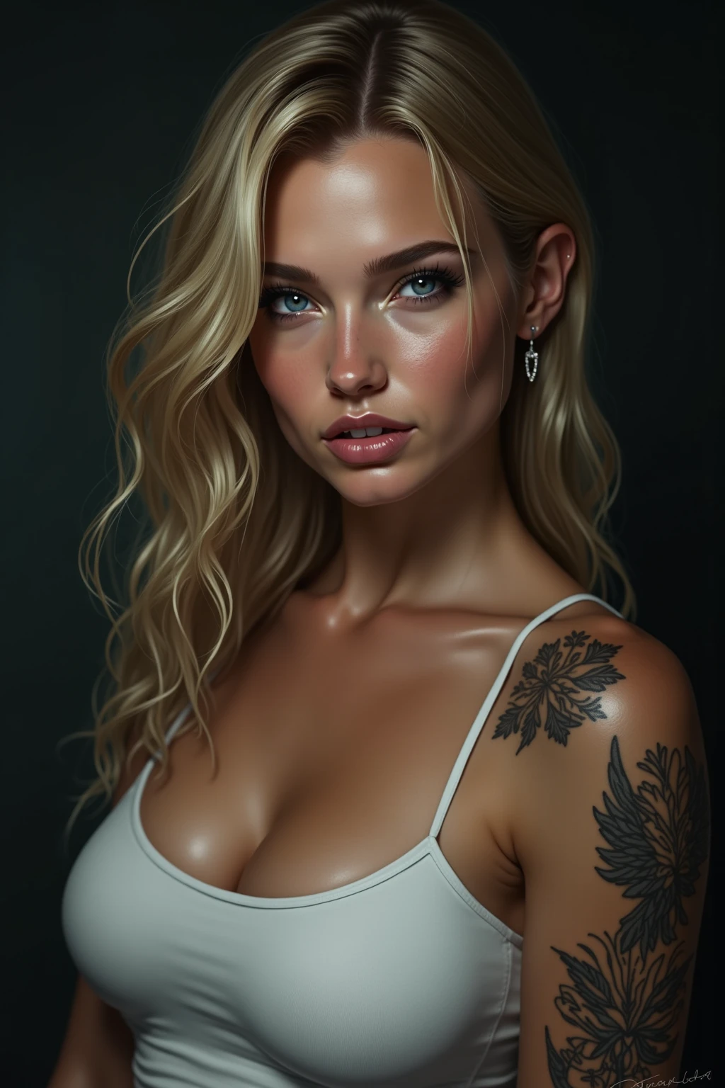 masutepiece,Best Quality,ultra-detailliert,hight resolution,in 8K,8K Portrait,Unity 8k壁纸,extremely details CG,Realistic,Raw photo,Real person,a portrait photo of,Photorealsitic,Shiny skin,Detailed skin, {{{Gisele Bündchen}}},Dynamic Angle,From  above,{{{{Gisele Bündchen}}}},Dynamic Angle,Wide Shot,{{{stature:At about 180 cm,Standard height of the model}}},{{{Hair color:Bright blonde}}},{{{Eye color:Blue-green}}},{{{body type:Slender and muscular}}},{In the modeling industry{high fashion}with  the{Sports Illustration}Because she's successful in both},{Have an athletic figure},{Features: sharp and high cheekbones,long snout,Crisp eyebrows},{{{Dynamic Angle Wide Shot}}},{{{Gisele Bündchen}}}},Dynamic Pose,{{{(PAW Pose:0.5)}}},{{{{Supermodel Gisele Bündchen}}}},{{{{Beautiful face,honey eyes,Hyper realistic,ultra realistic textures}}}},{NSFW,8k RAW photo, top-quality,​masterpiece,超A high resolution,film grains,1girl in,looking at the viewers,natural skin textures,realistic eyes and face details,Full lips},{{{Dynamic Angle Full Body}}},Portraits of real people