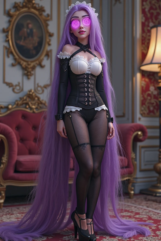 best quality,ultra-detailed,realistic,long-haired woman,25-year-old woman,random hair colore,pose sit,full body,shibari,slave colliers, hands shackled, Binded, Binded, ,in a donjon room,beautiful detailed eyes,beautiful detailed lips,wearing a dog collar around her neck,leashed,with a submissive expression and posture,open leg,((only lingerie)),torn lingerie,soft sunlight,sombre colors,horor atmosphere,photorealistic portrait