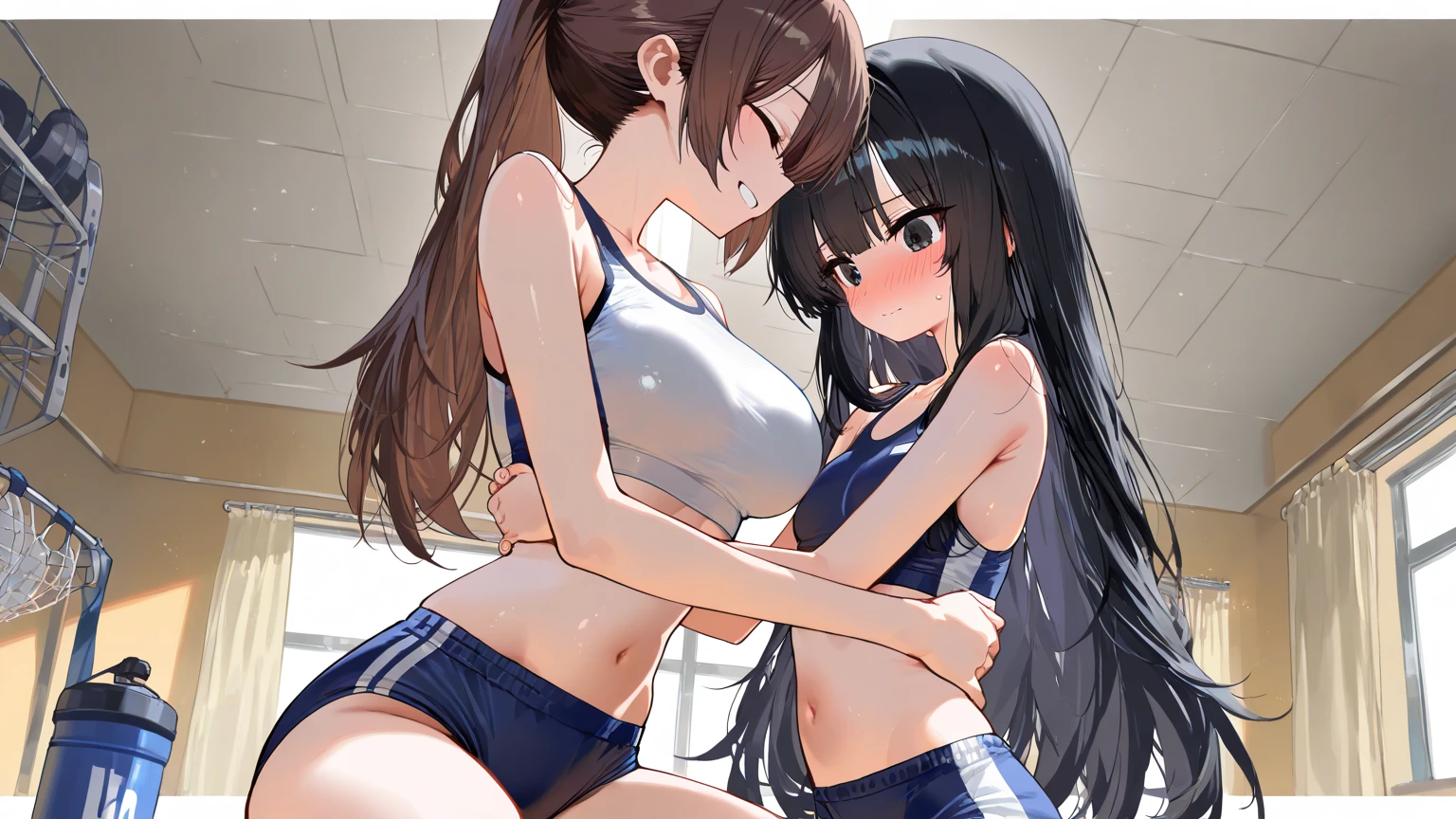 woman,basketball prayer,ahegao